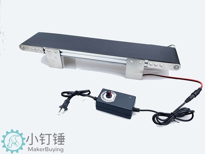 金属桌面传送带流水线小型输送机学生摩檫力实验科技创新学习自动