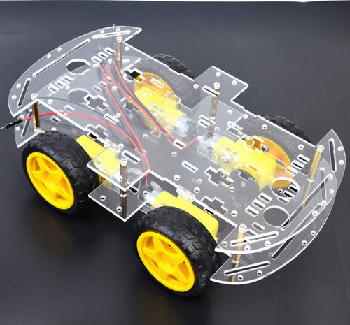 智能小车底盘四驱四轮驱动遥控