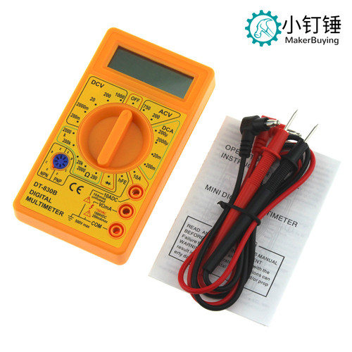 dt830b数字万用表迷你手持式