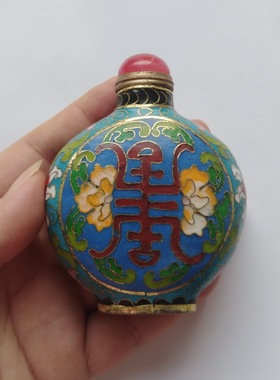 福寿龙凤花鸟观赏收藏全品景泰蓝