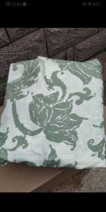 100%纯亚麻外贸床单床笠枕套孤品处理