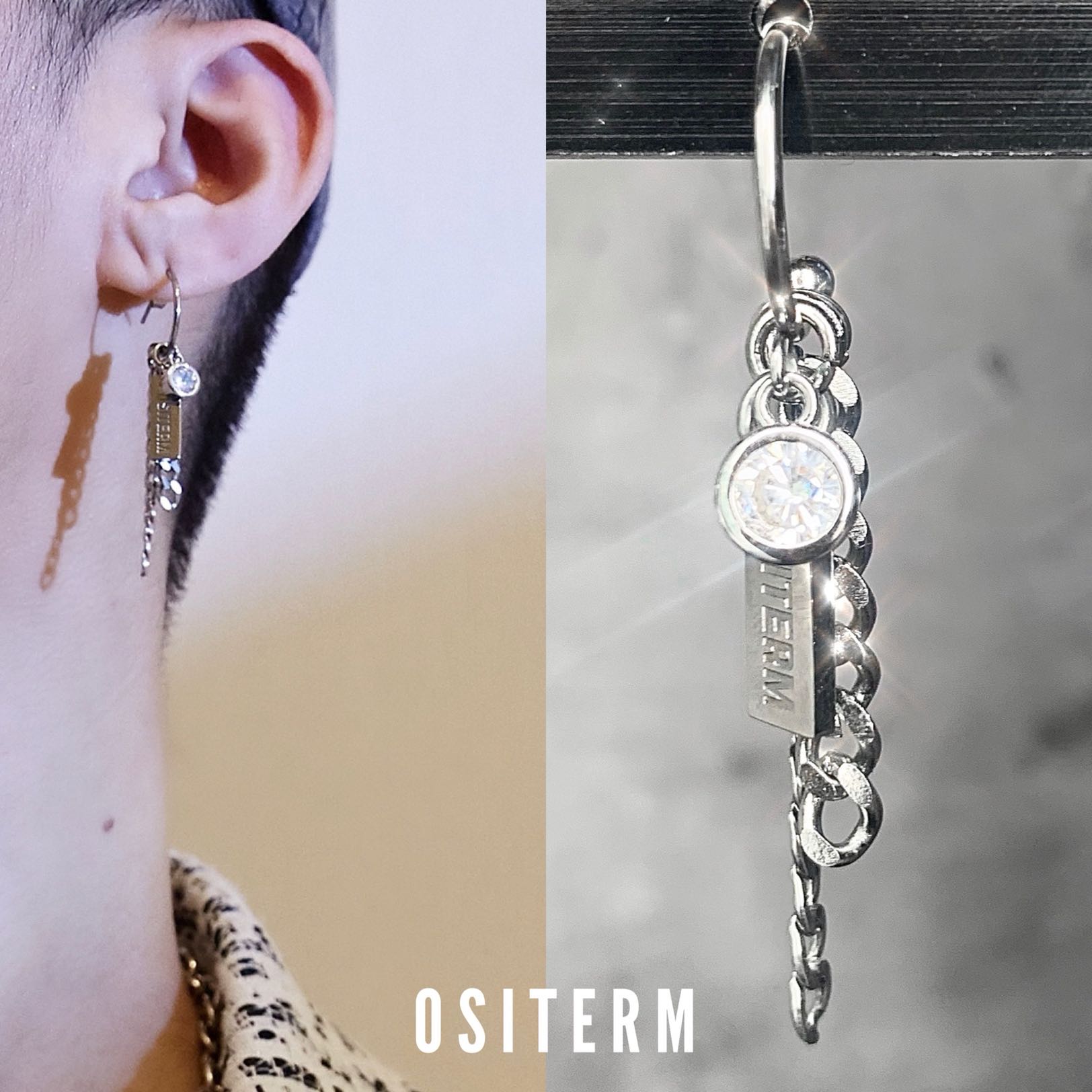 ositerm限量耳环机械链条款长