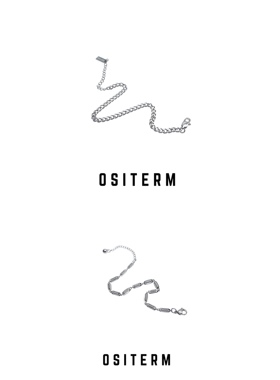 OSITERM新款定制手链 金属简洁机械感不褪色手链男女款搭配