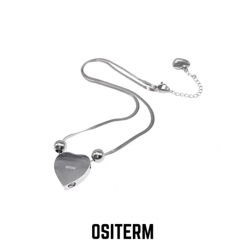 OSITERM原创设计爱心项链女款锁骨链轻奢小众高级感颈链