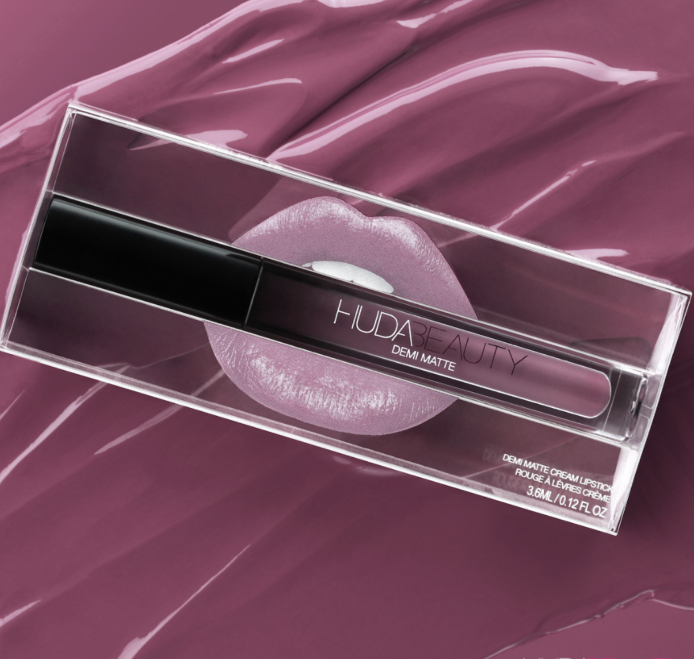 英代包邮Huda Beauty半哑光唇釉Demi斩男色口红feminst dayslayer