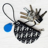 零钱包 收纳小巧男女钥匙包 手拎汽车钥匙扣软布薄款 小迷你锁匙包