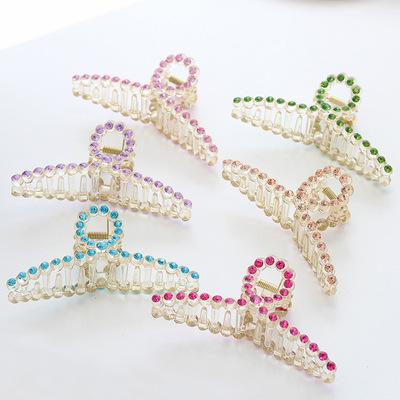 时尚OL发饰发夹后脑勺抓夹鲨鱼夹高马尾大号抓夹发抓女式海边