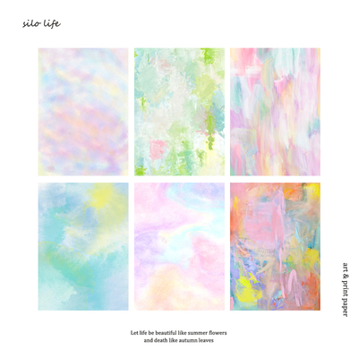 彩色水彩厚纸印刷纸手工diy纸