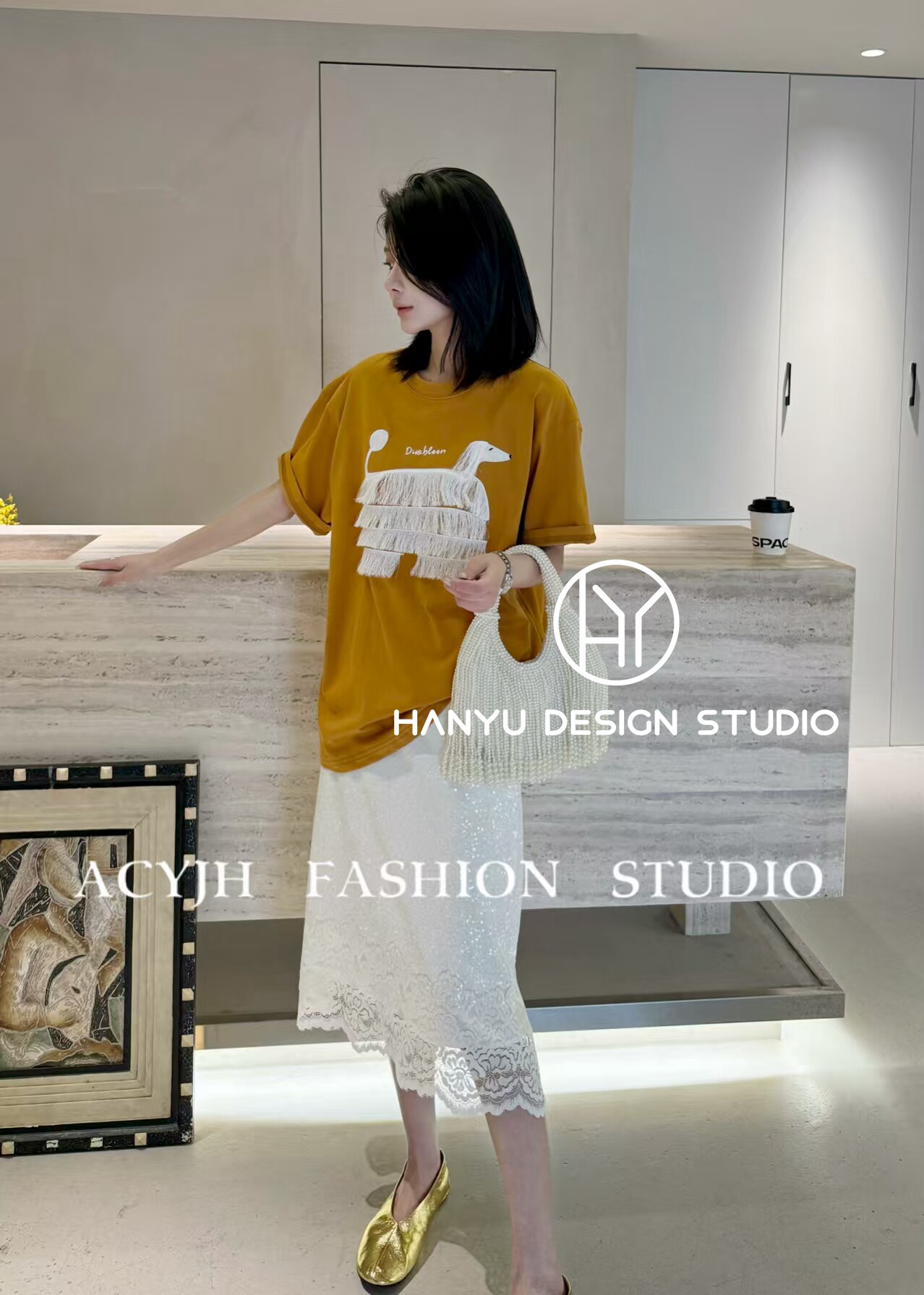 私信询价【韩钰DESIGN】2026夏季新款美式风流苏圆领短袖T恤女