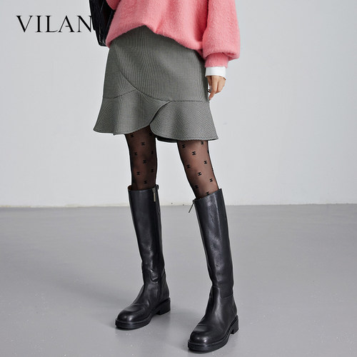 VILAN慧兰通勤半身裙女