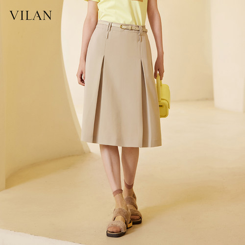 VILAN慧兰通勤半身裙女