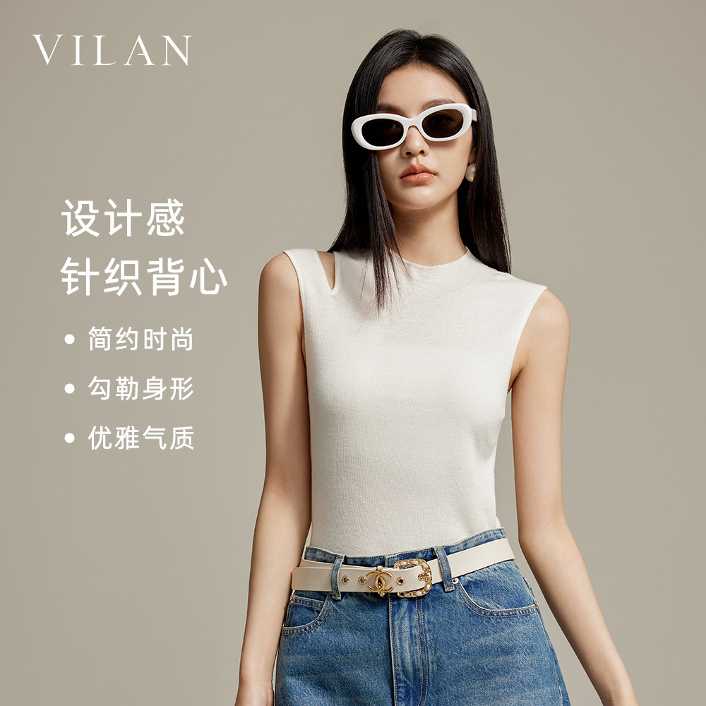 无袖背心女2025春季新款