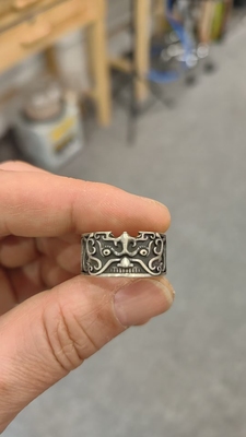 饕餮纹戒指石膏模具