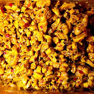 北极源五香块麻辣罗卜干 干 四川泸州尧坝古镇罗卜干 干香辣罗卜