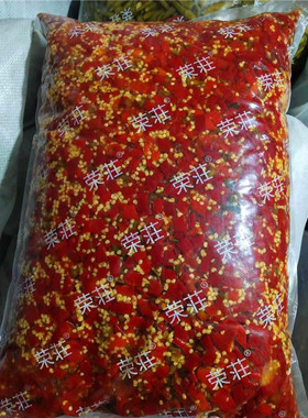 重庆特产 碎红小米辣 碎红椒碎朝天椒切好的泡椒炒菜川菜专用16斤