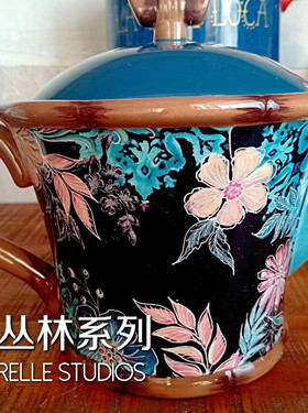 TRE SORELLE STUDIOS 异国丛林系列大茶壶