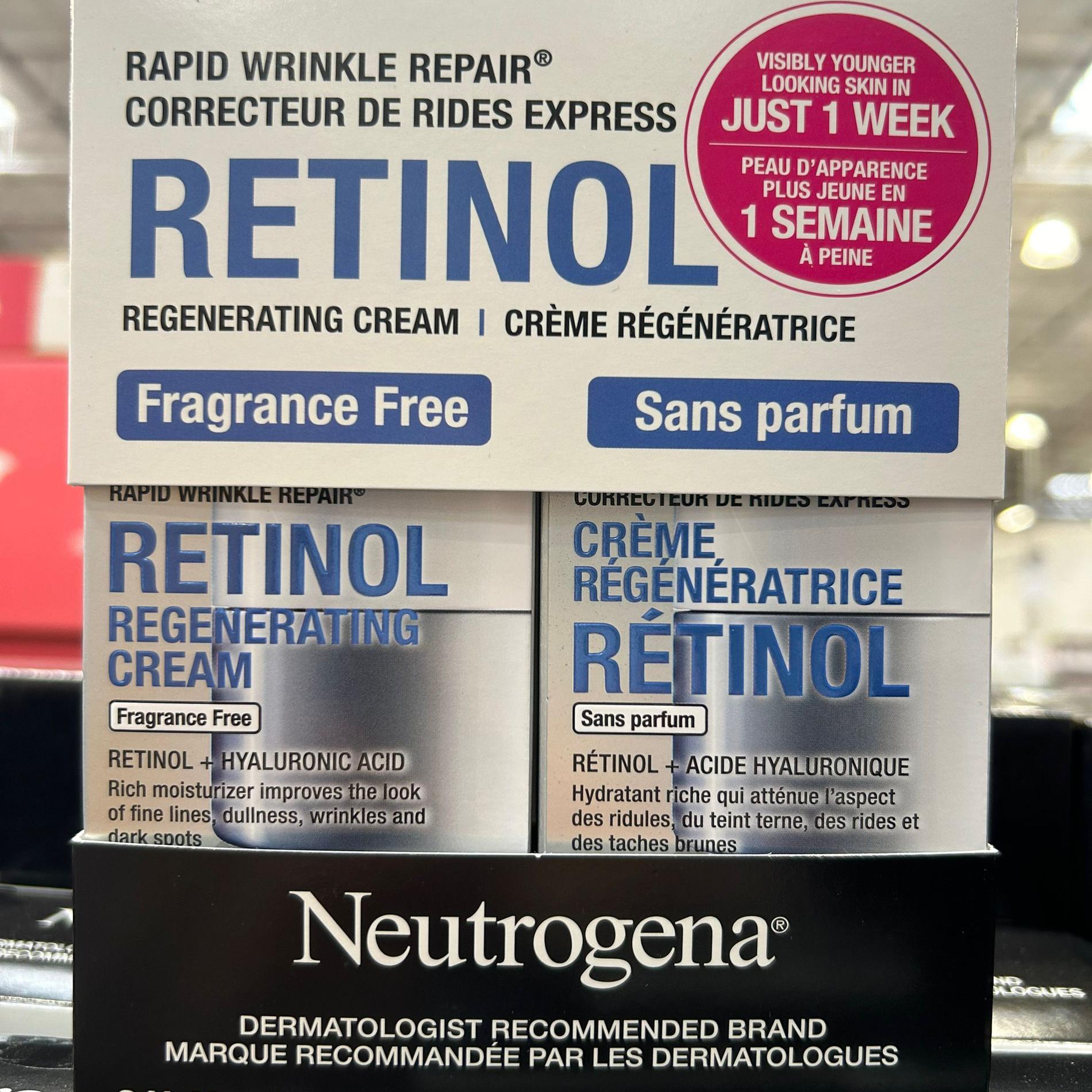 加拿大直邮 Neutrogena/露得清 A醇面霜 48ml*2