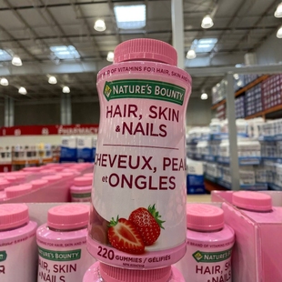 加拿大直邮 指甲 胶原蛋白糖 皮肤 220粒 头发 2瓶减10元