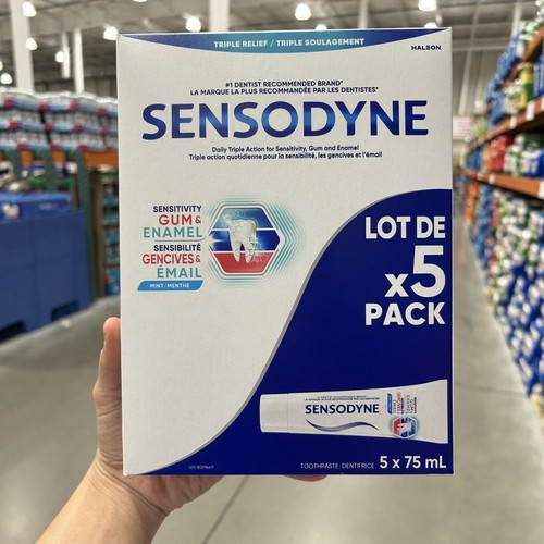 舒适达三合一牙膏敏感牙龈牙釉质