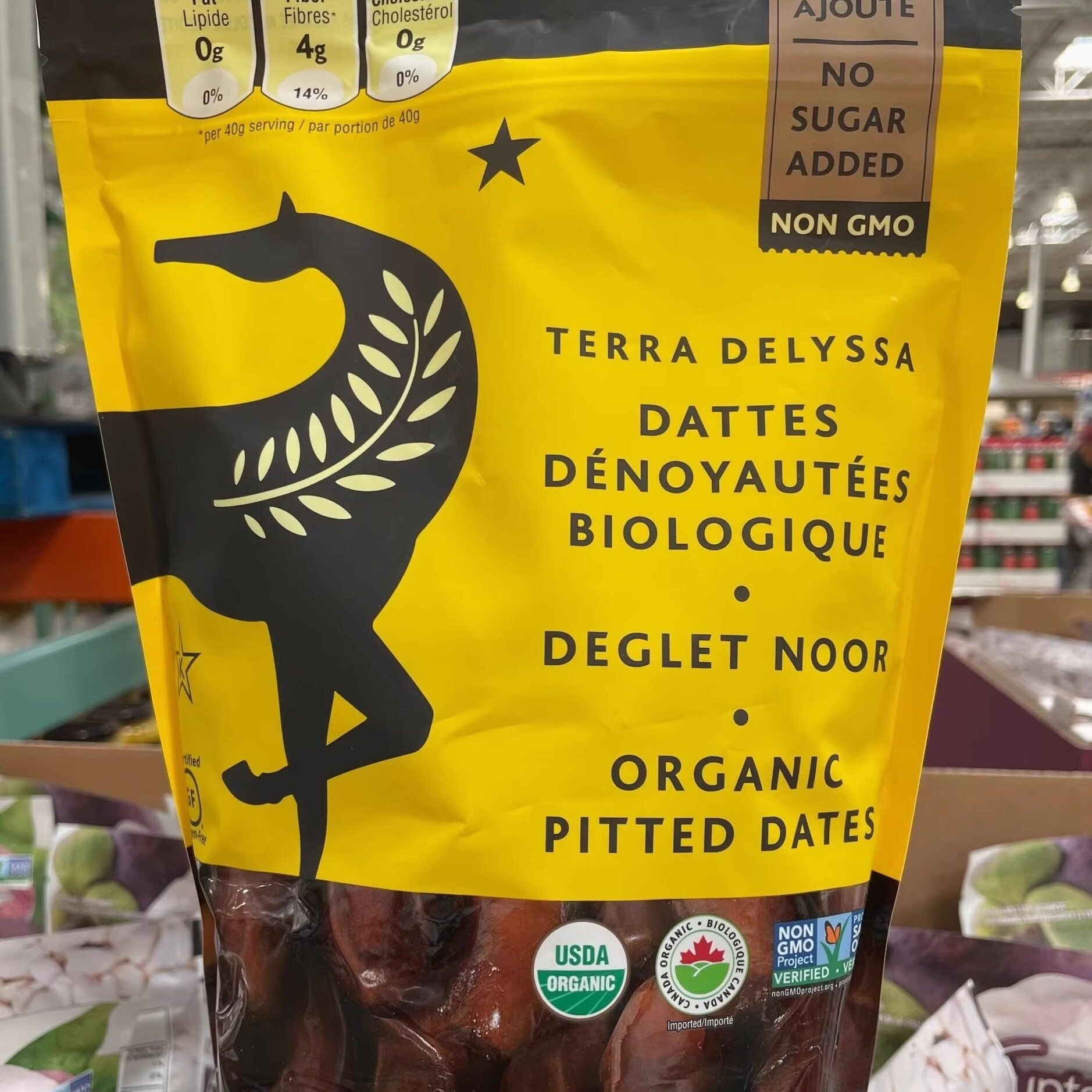 2袋9.5折 加拿大直邮 TERRA DELYSSA突尼斯有机椰枣干1.25kg