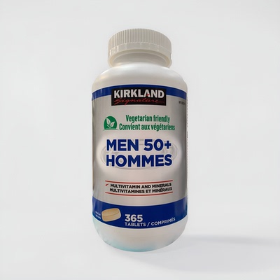 2瓶减10加拿大直邮kirkland柯克兰男士50+多种维生素矿物质365片