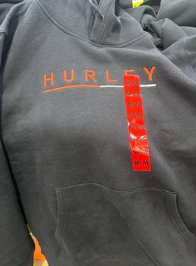 加美宝贝 加拿大直邮  HURLEY 男士连帽加绒卫衣 80%棉
