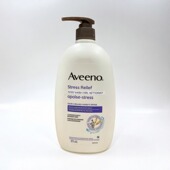 2瓶减10加拿大直邮Aveeno艾维诺燕麦沐浴露缓解疲劳保湿 润肤975ml