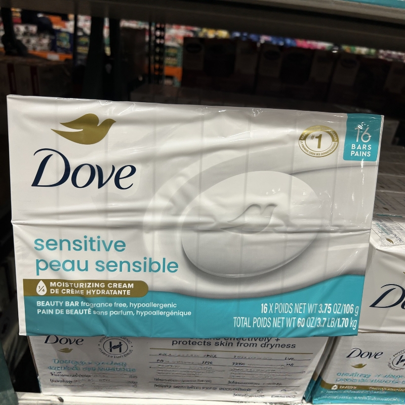 加拿大直邮  Dove多芬 香皂 敏感肌 润肤  16*106 g