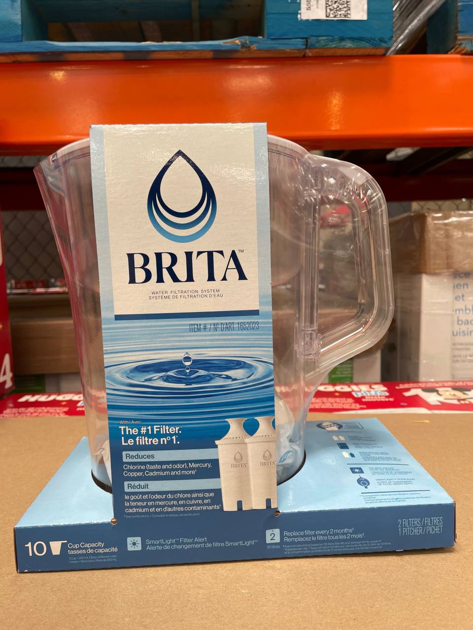 加拿大直邮 BRITA 碧然德 活性滤水壶 净水器含2个芯