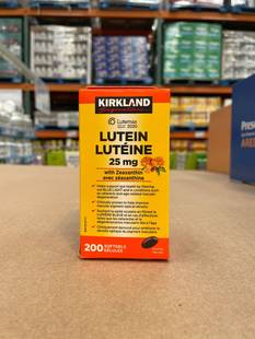 叶黄素25mg Kirkland柯克兰 200粒 加拿大直邮 2瓶减10元