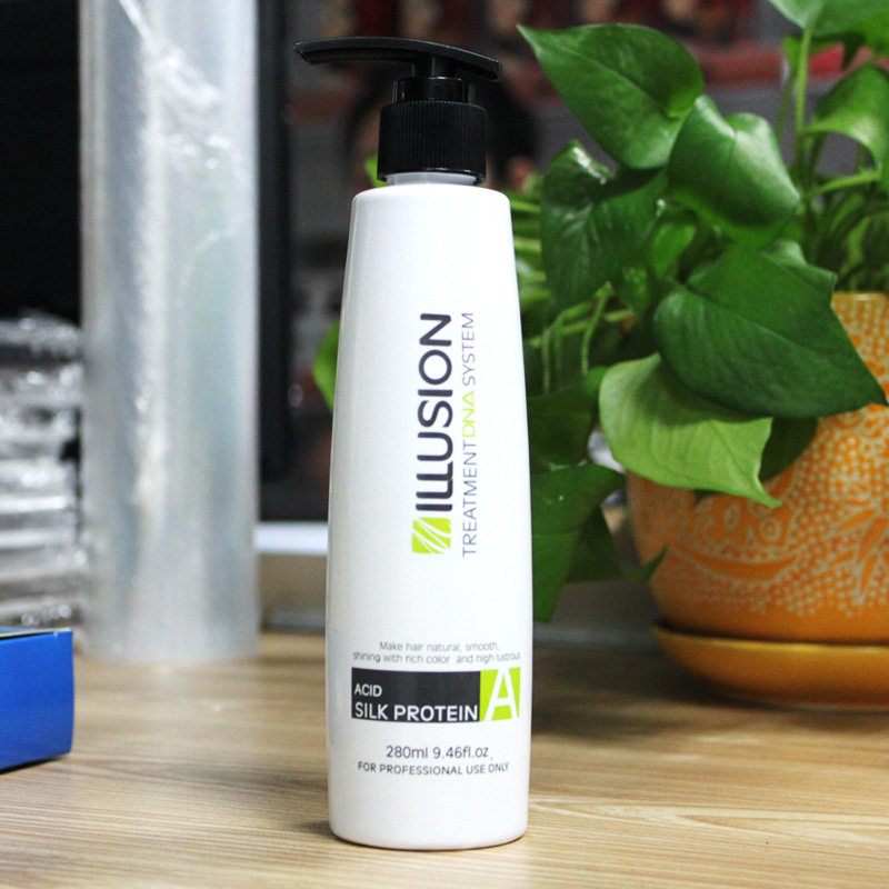 欧美莎幻影果酸丝蛋白免洗护发素280ml营养水头发干枯毛躁修复