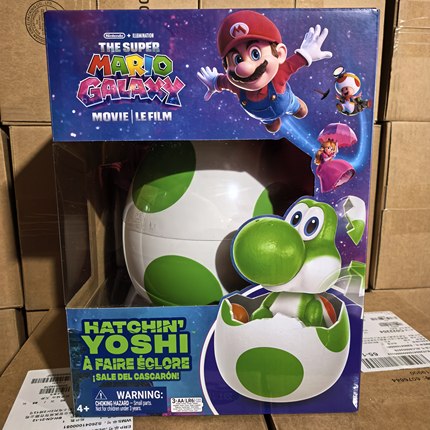 spinMaster正版超级马力欧银河大电影耀西互动魔法蛋儿童玩具礼物