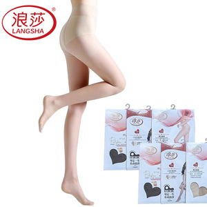 浪莎丝袜连裤丝袜 包芯丝防脱丝夏季高弹薄款丝袜商超批发