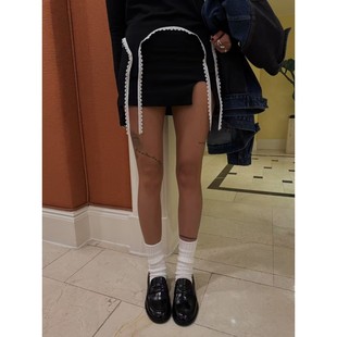 九0223韩国东大门户外半身裙区Abbeylee-8444975清新休闲简约直邮