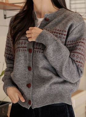 六0125韩国正品purplia-45622 针织衫区清新通勤流行纯色时装正品