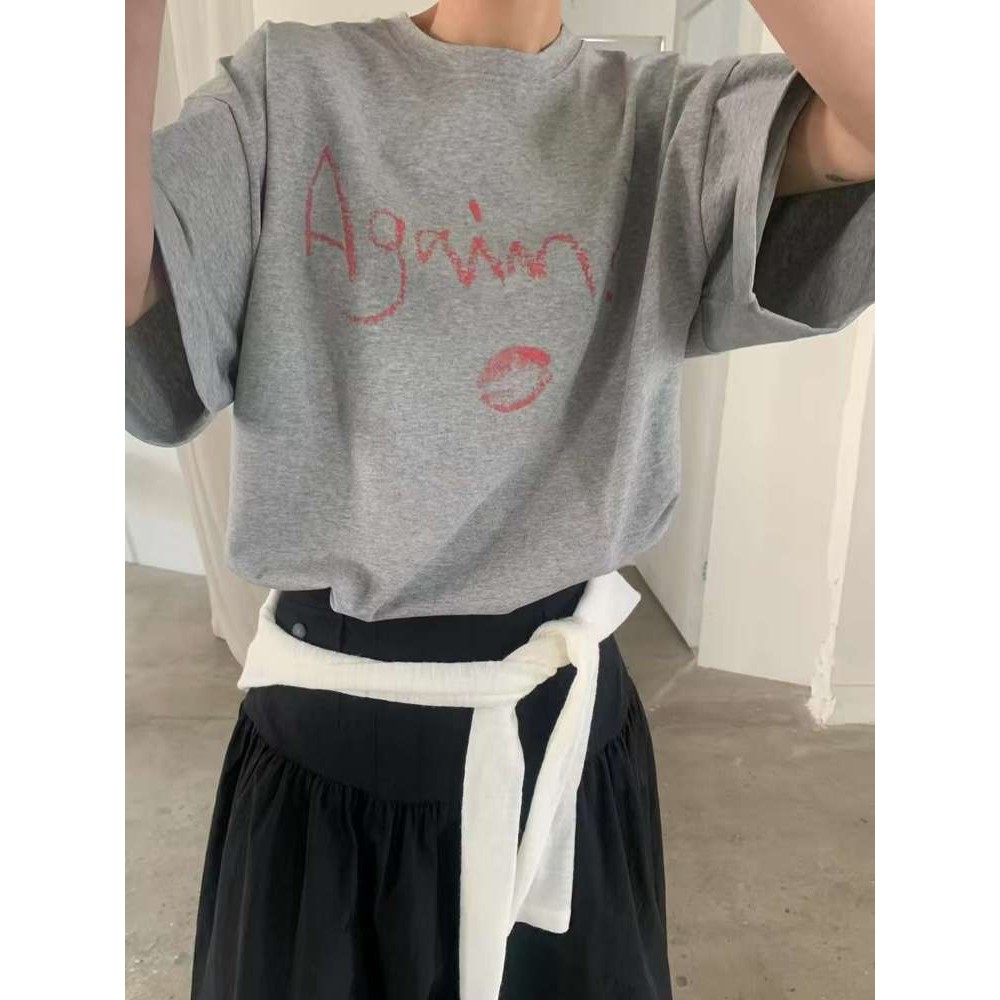 九1003韩国东大门t恤区inni-8660732直邮档口甜美潮流秋冬高端