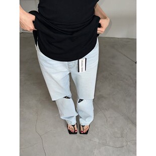 九0628韩国东大门运动牛仔裤区Wearable-8569253纯色街舞正品高档