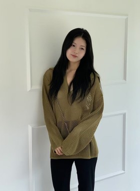 九0604韩国东大门针织衫-区Logarden-8550019经典秋夏街舞韩版