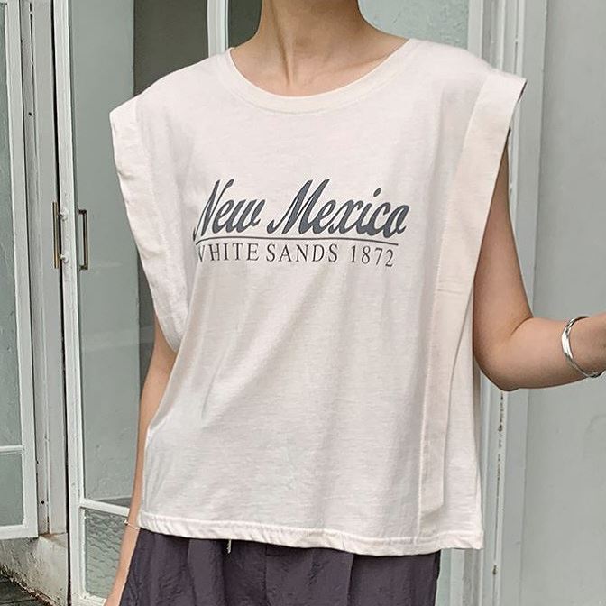 六0813韩国正品mis-s-can-dy-233233 背心区秋季知性通勤街舞纯色