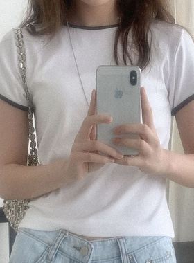 六0813韩国正品heylady-17922 T恤区夏季学院正品大气休闲街头