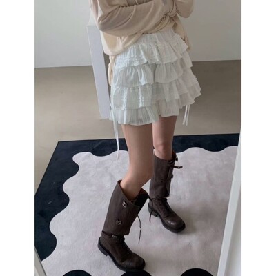 九0628韩国东大门户外半身裙区VERANDA-8571498纯色大气正品瑞丽