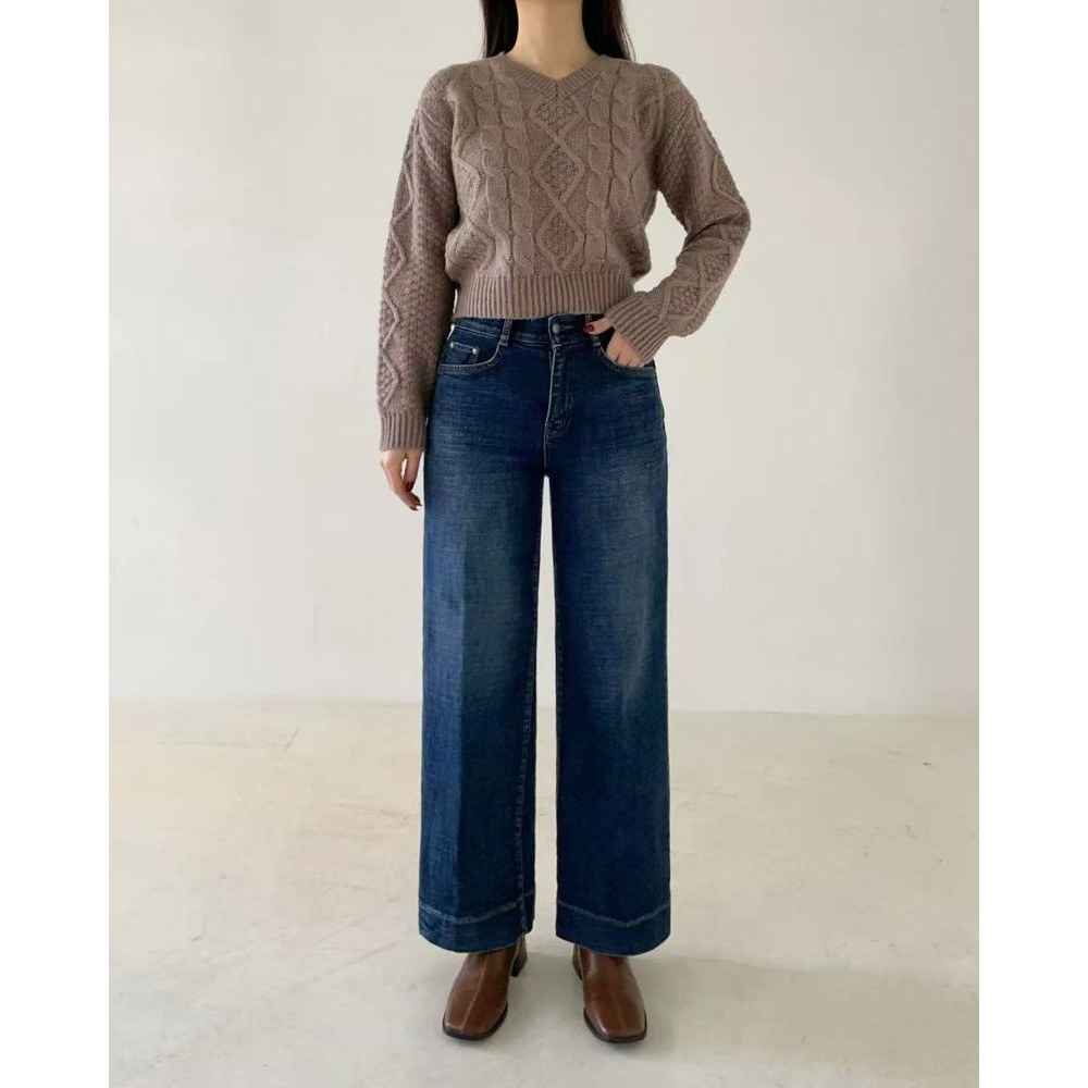 九1202韩国东大门运动牛仔裤区HowLuk-8717411可爱原宿冬季瑞丽