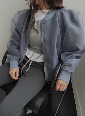 九0830韩国东大门运动户外夹克区TopQueen-8622237时装甜美简约