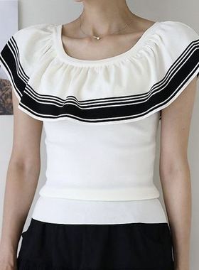 六0813韩国正品lemite-64105 针织衫区甜美独特秋夏潮流韩版浪漫