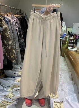 八1107韩国东大门休闲长裤区4481430纯色流行正品优雅冬款档口