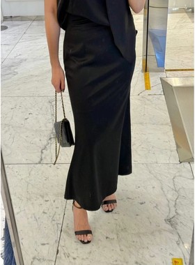 九0604韩国东大门户外半身裙区Herish-8550574优雅纯色学院正品