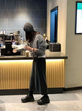 九1202韩国东大门毛衣-区courgette-8717354气质通勤百搭冬季简洁