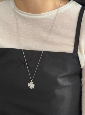 八0311韩国东大门首饰项链4103338纯色高端正品复古夏款别致新款