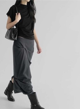 九1003韩国东大门t恤区Murmuring-8663555通勤高档纯色时尚正品