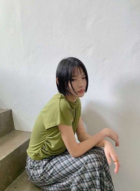 九1003韩国东大门t恤区Murmuring-8661922直邮修身人气魅力秋季